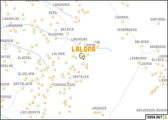 map of La Lora