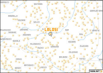 map of Laloši