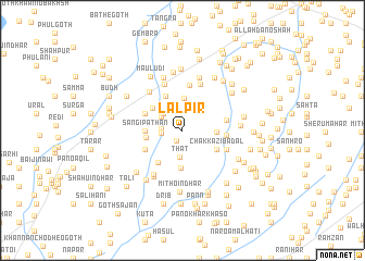 map of Lāl Pīr