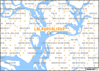 map of Lālpur Kālipur