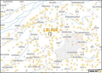 map of Lālpur