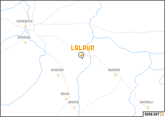 map of Lālpur