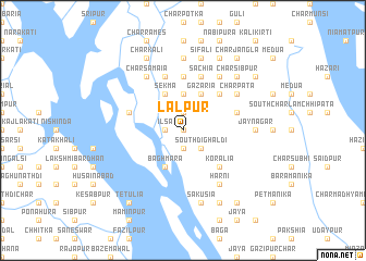 map of Lālpur