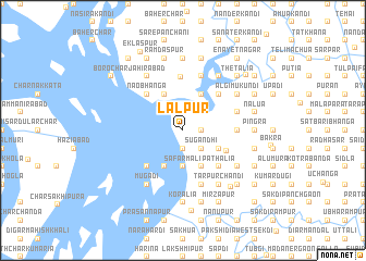 map of Lālpur