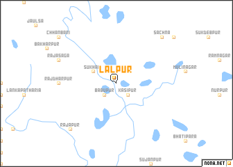 map of Lālpur