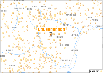 map of Lāl Sar Bānda