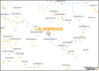 map of Lal Shāh Nikka