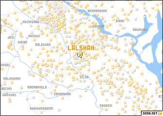 map of Lāl Shāh