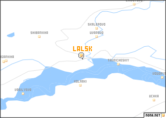 map of Lal\