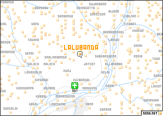 map of Lālu Bānda