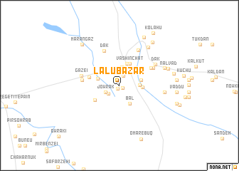 map of Lālū Bāzār