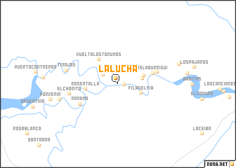 map of La Lucha