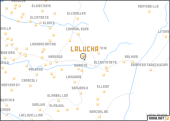 map of La Lucha