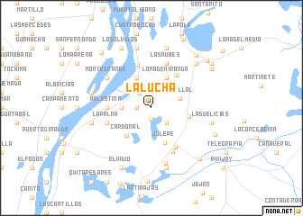 map of La Lucha