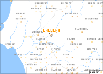 map of La Lucha