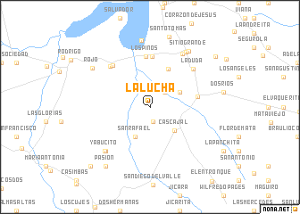 map of La Lucha