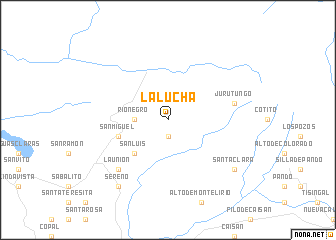 map of La Lucha