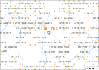 map of La Lucha