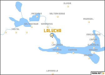 map of La Lucha