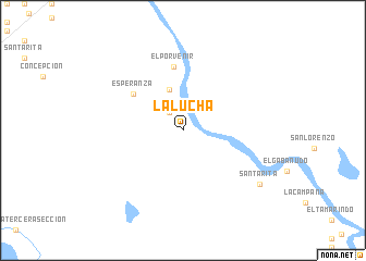 map of La Lucha