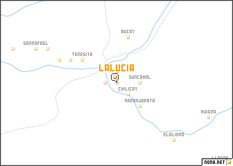 map of La Lucía
