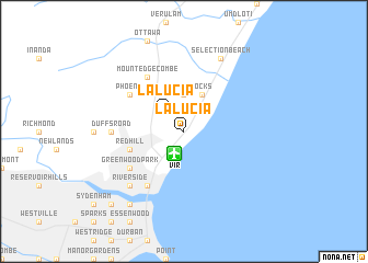map of La Lucia