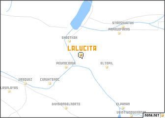 map of La Lucita