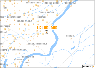 map of Lālu Gūdar