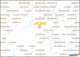 map of La Luisa