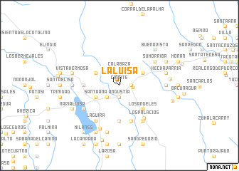 map of La Luisa