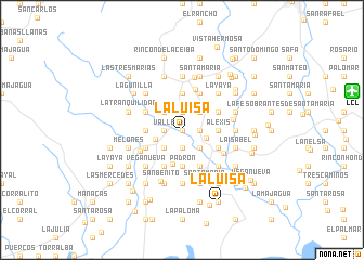 map of La Luisa