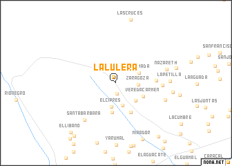 map of La Lulera