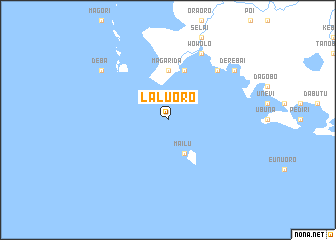 map of Laluoro