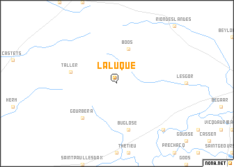 map of Laluque