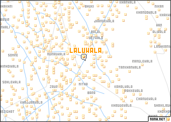 map of Lāluwāla