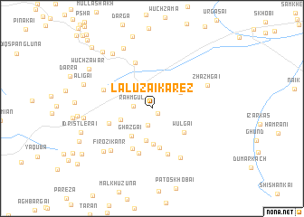 map of Lāluzai Kārez