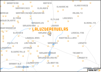 map of La Luz de Peñuelas