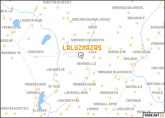 map of La Luz Mazas