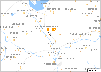 map of La Luz