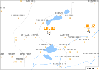 map of La Luz