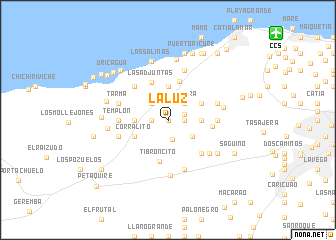 map of La Luz