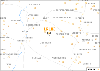 map of La Luz