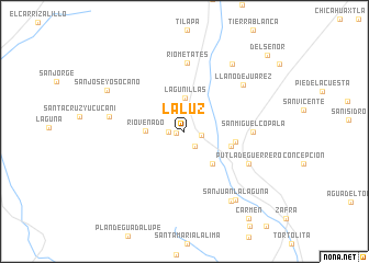 map of La Luz