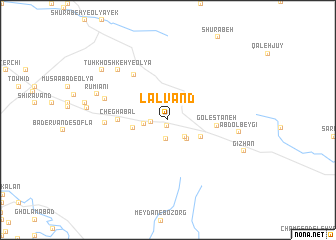 map of Lālvand