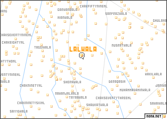 map of Lālwāla