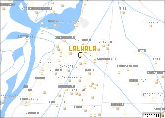 map of Lālwāla