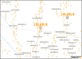 map of Lālwāla