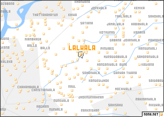 map of Lalwāla