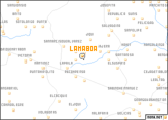 map of La Maboa