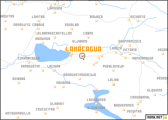 map of La Macagua